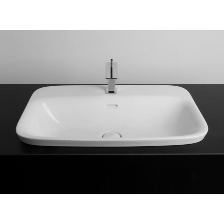 VALDAMA Soul -  Lavabo in ceramica da incasso 70 x 42 h4