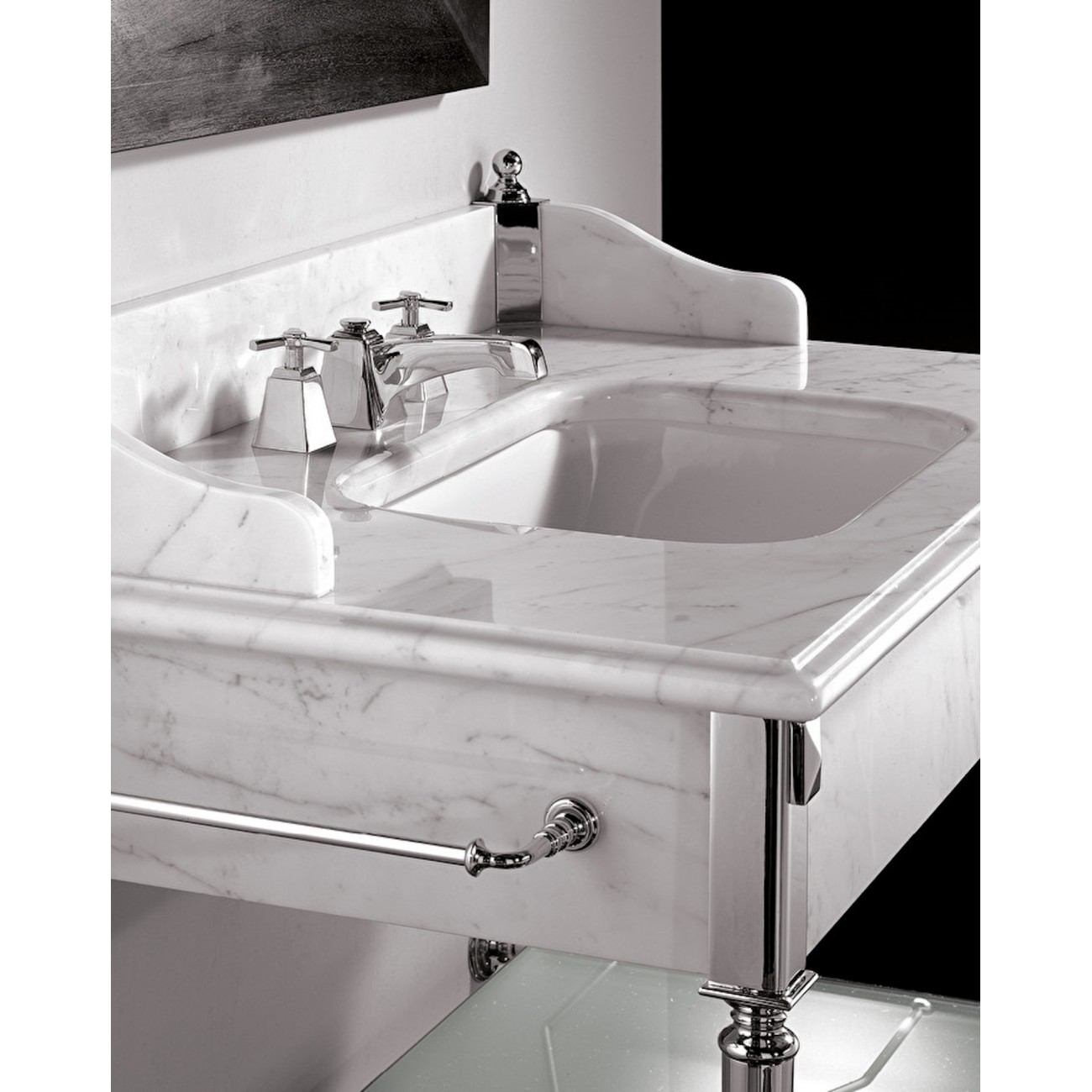 Devon&Devon Madison,  Console avec plateau en marbre