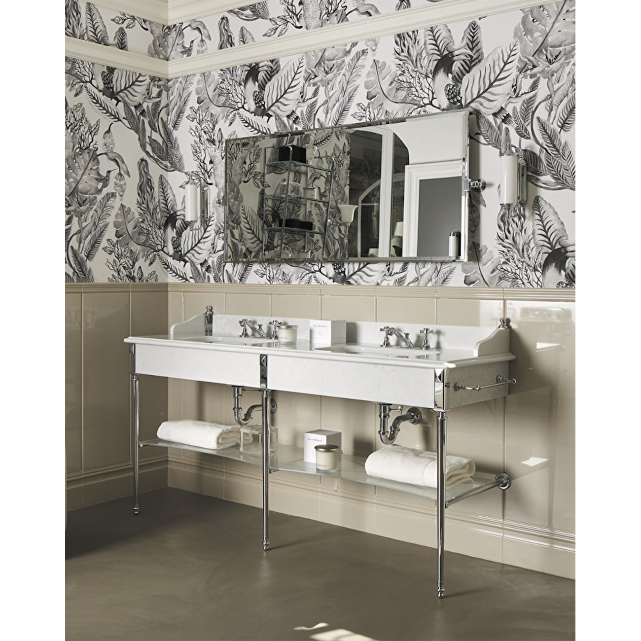 Devon&Devon Double Madison, Console table with marble top