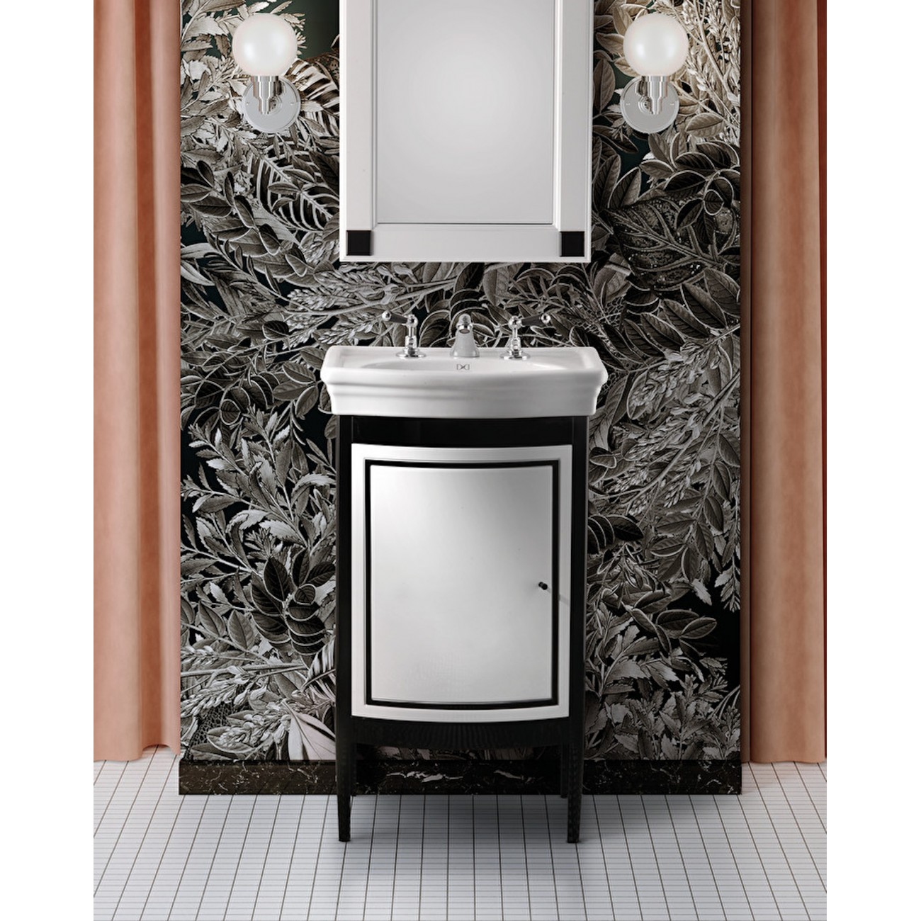 Devon&Devon Harry Junior, Mobile portalavabo in legno laccato per lavamano New Etoile