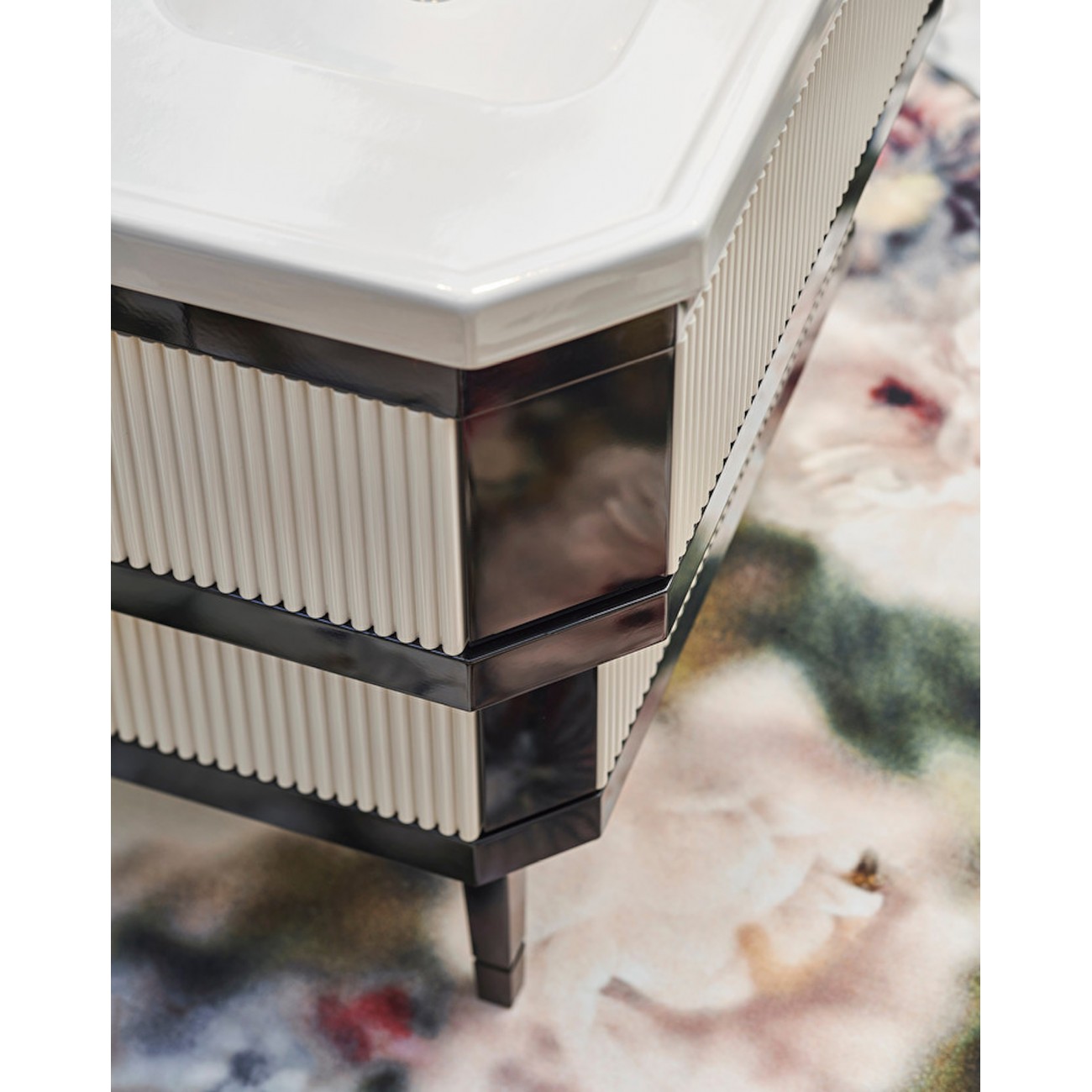 Devon&Devon Metropolitan Ceramic - Mobile toilet tray