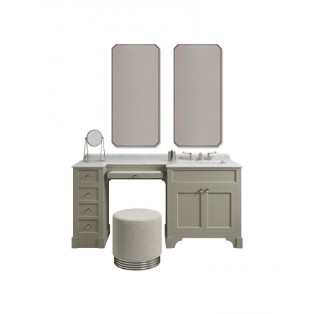 Devon&Devon SEASON VANITY COMPOSITION, Meuble de toilette avec coiffeuse intégrée Lundy Green (Matt)