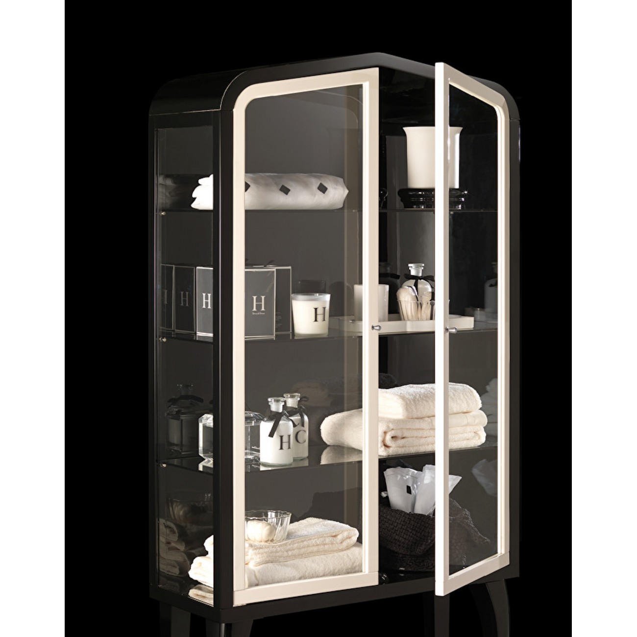 Devon&Devon Dancer 1 - Meuble vitrine en bois laqué