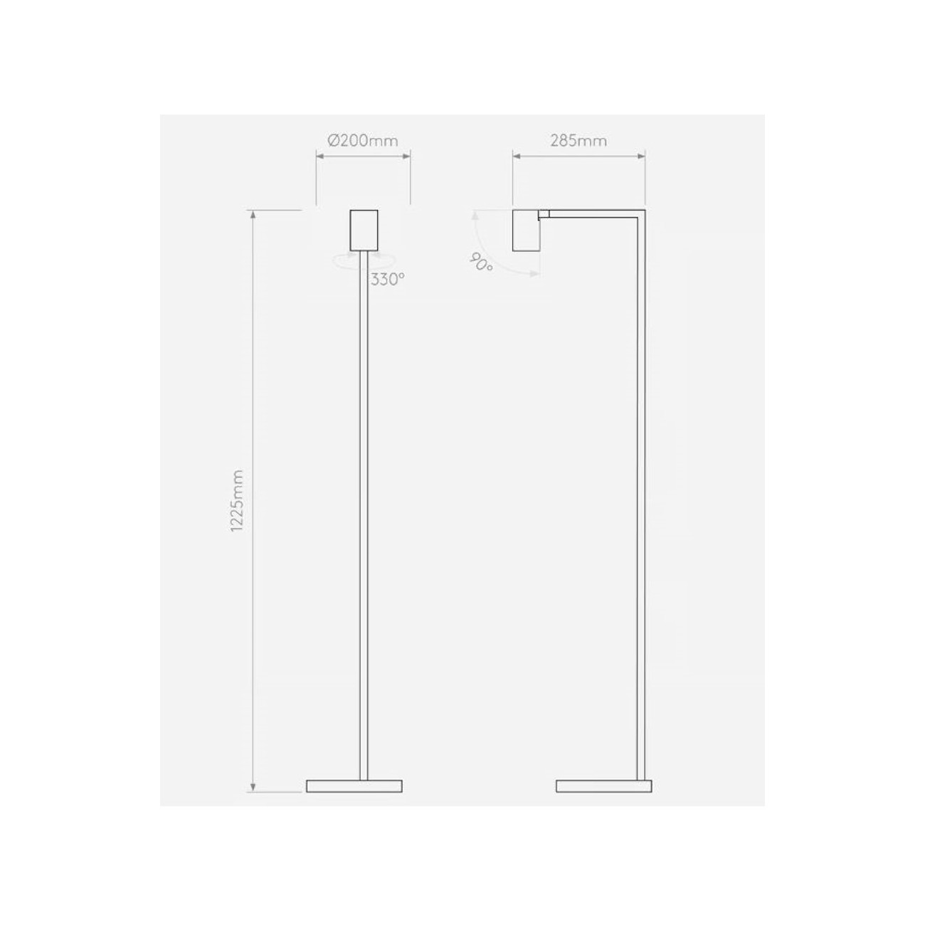 ASTRO Lighting - Ascoli Floor, Lampada da pavimento