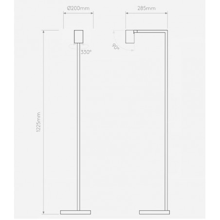ASTRO Lighting - Ascoli Floor, Lampadaire
