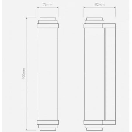 ASTRO Lighting - Burlington 400 Phase, lampada da parete.