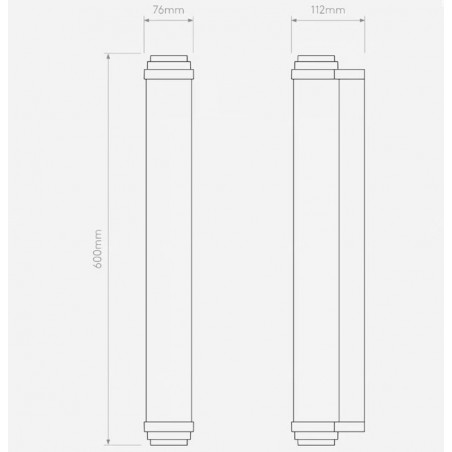 ASTRO Lighting - Burlington 600 DALI, lampada da parete.