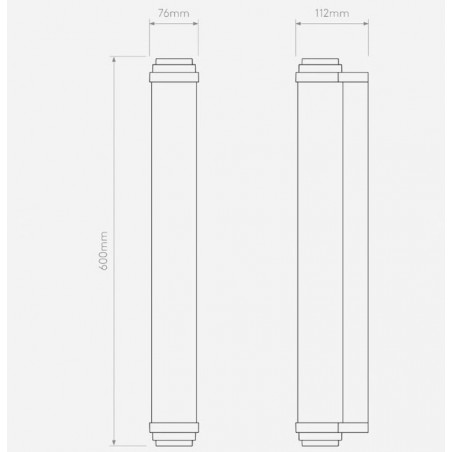 ASTRO Lighting - Burlington 600 Phase, lampada a parete.