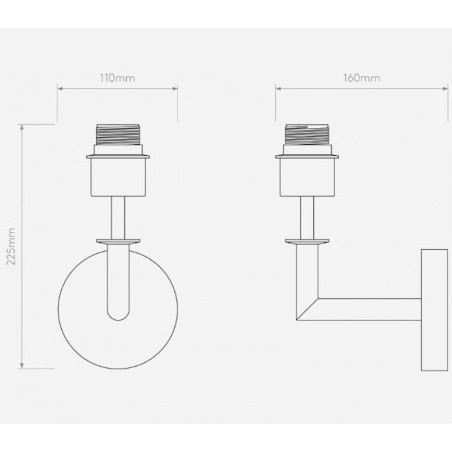 ASTRO Lighting - Club Wall, lampada a parete.