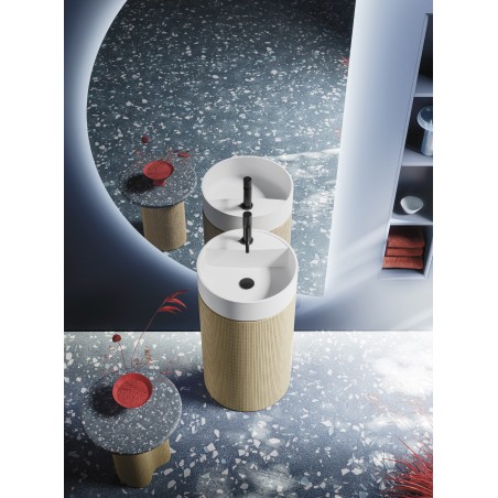 ARBI Miroir - DEMILUNE (SP. 2,2 cm) H.200 x L.88,5