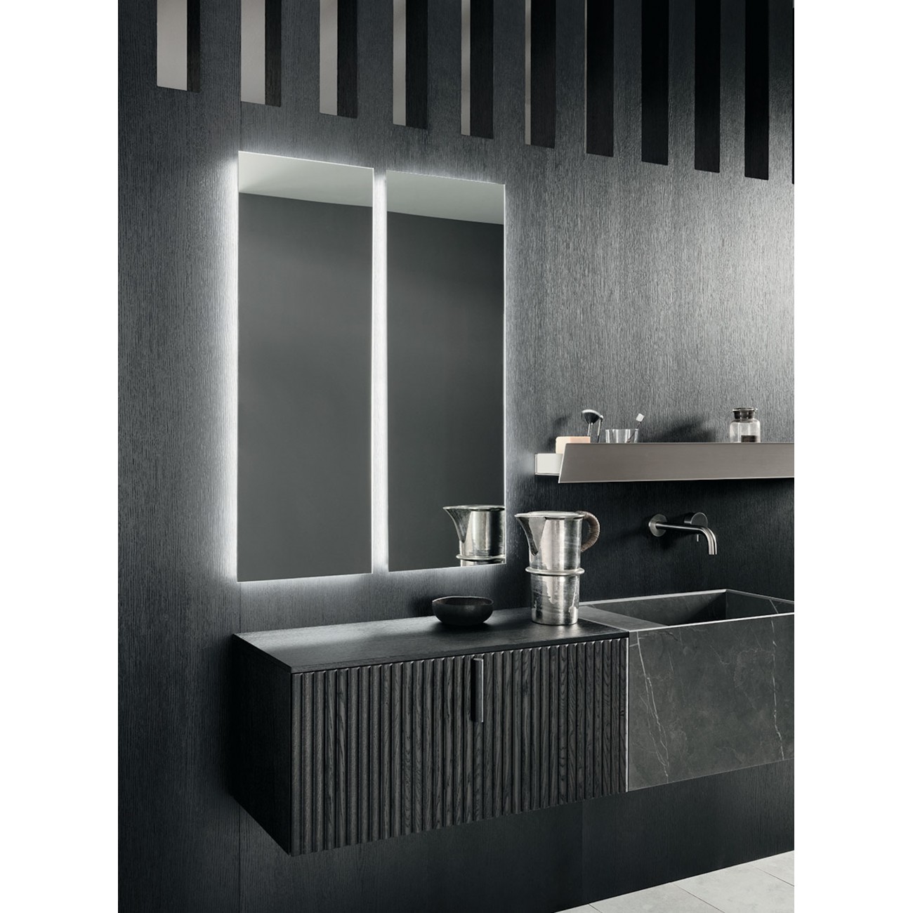 ARBI Mirror - TAO with shelf ( Sp. 2.7 + 11.3 cm)