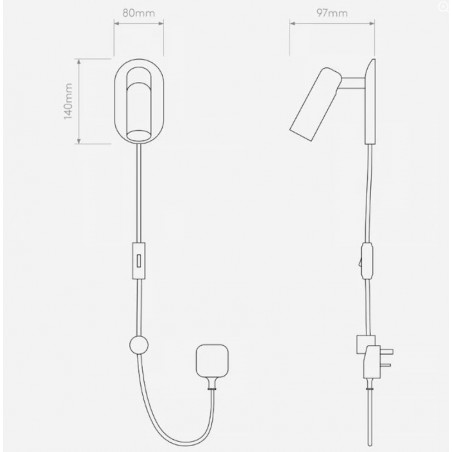 ASTRO Lighting - Gio, lampada a parete.
