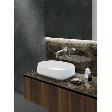 ARBI Lavabo en mortier céramique - PANIER 56