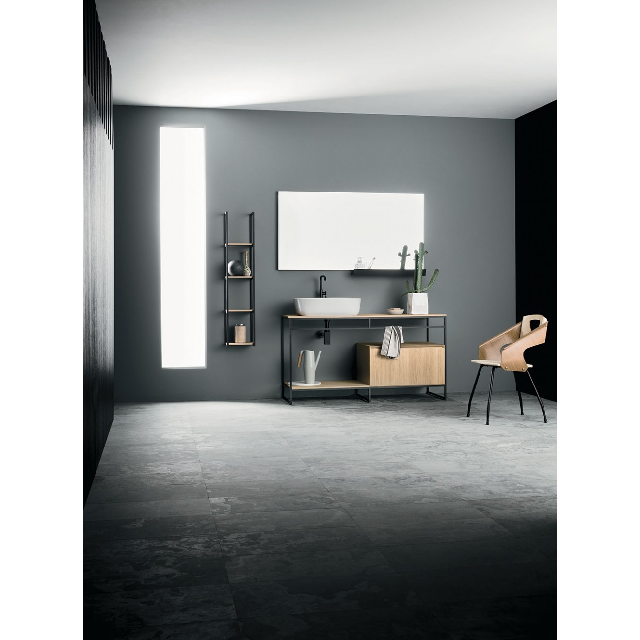 ARBI Lavabo appoggio in malta ceramica - PANIER 56