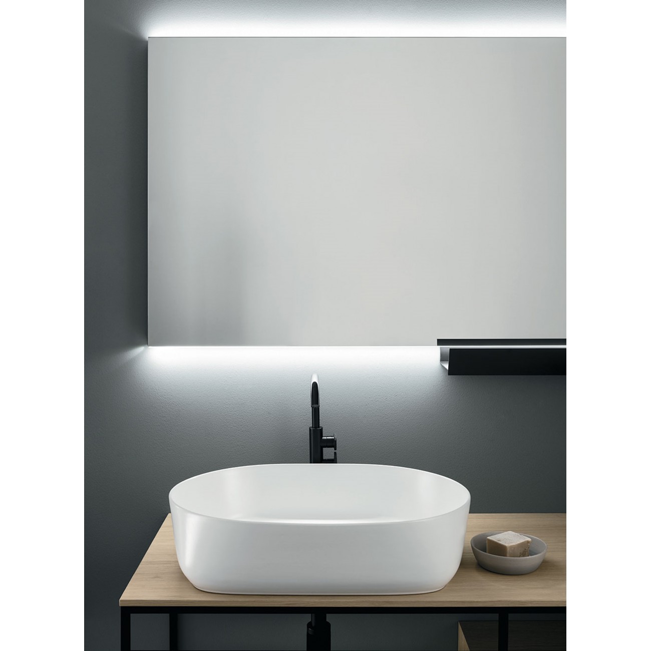 ARBI Lavabo en mortier céramique - PANIER 56