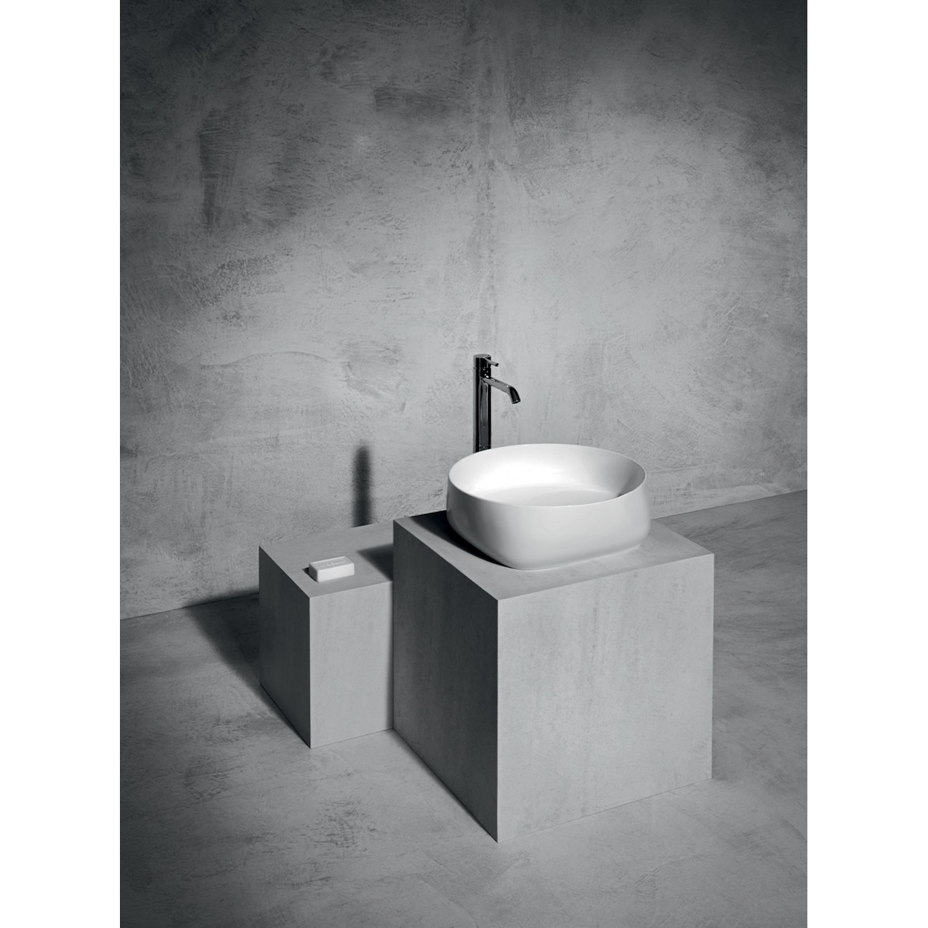 ARBI Lavabo en mortier céramique - PANIER 56