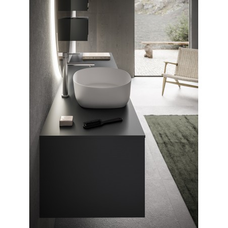 ARBI Ceramic mortar countertop basin - PANIER 56