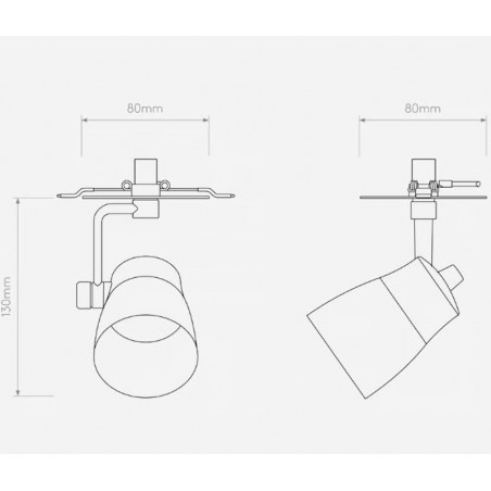 ASTRO Lighting - Juno Recessed, lampe de plafond.