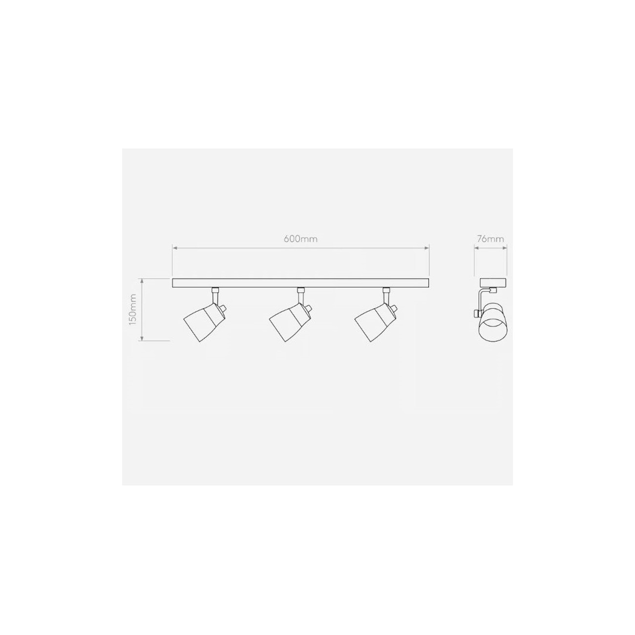 ASTRO Lighting - Juno Triple Bar, ceiling lamp.