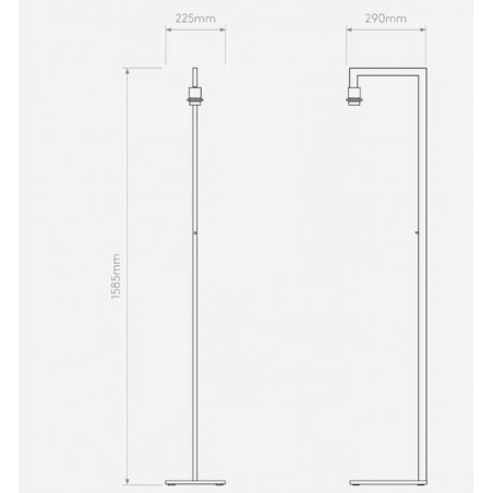 ASTRO Lighting - Ravello Floor, lampada a pavimento.