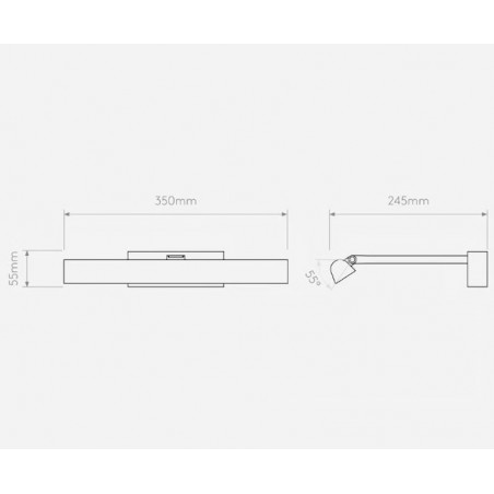 ASTRO Lighting - Renoir 350, lampe de mur.