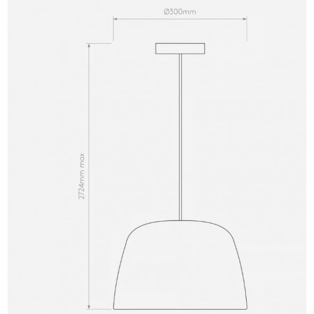 ASTRO Lighting  - Taiko Pendant 300, lampe de plafond.