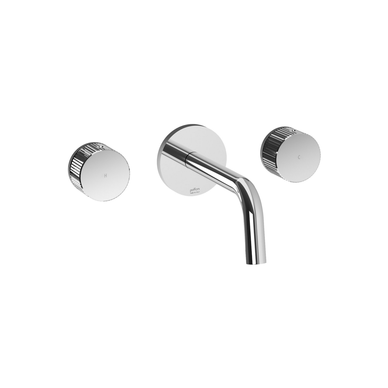 PAFFONI - Jo, Wall mounted sink mixer 3 holes