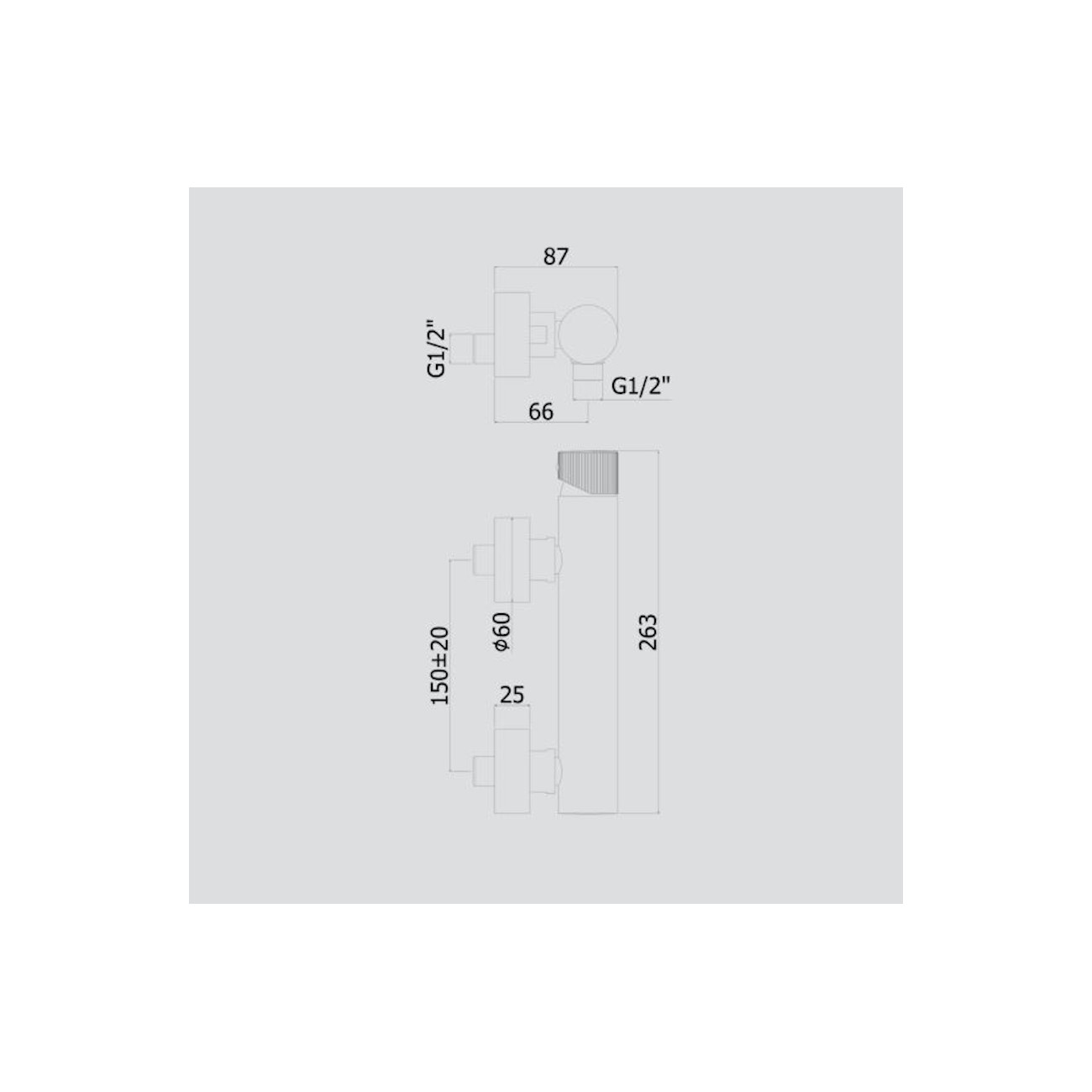 PAFFONI - Jo, Shower mixer