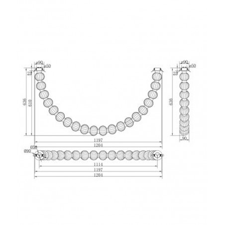 MAYTONI - Amulet, Lampada da soffitto