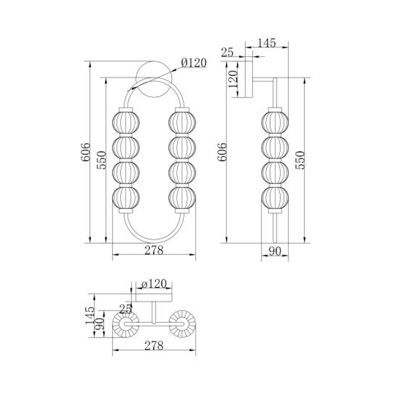 MAYTONI -  Amulet, Lampe de mur