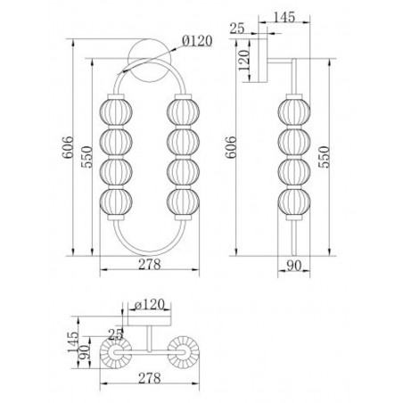 MAYTONI -  Amulet, Lampe de mur