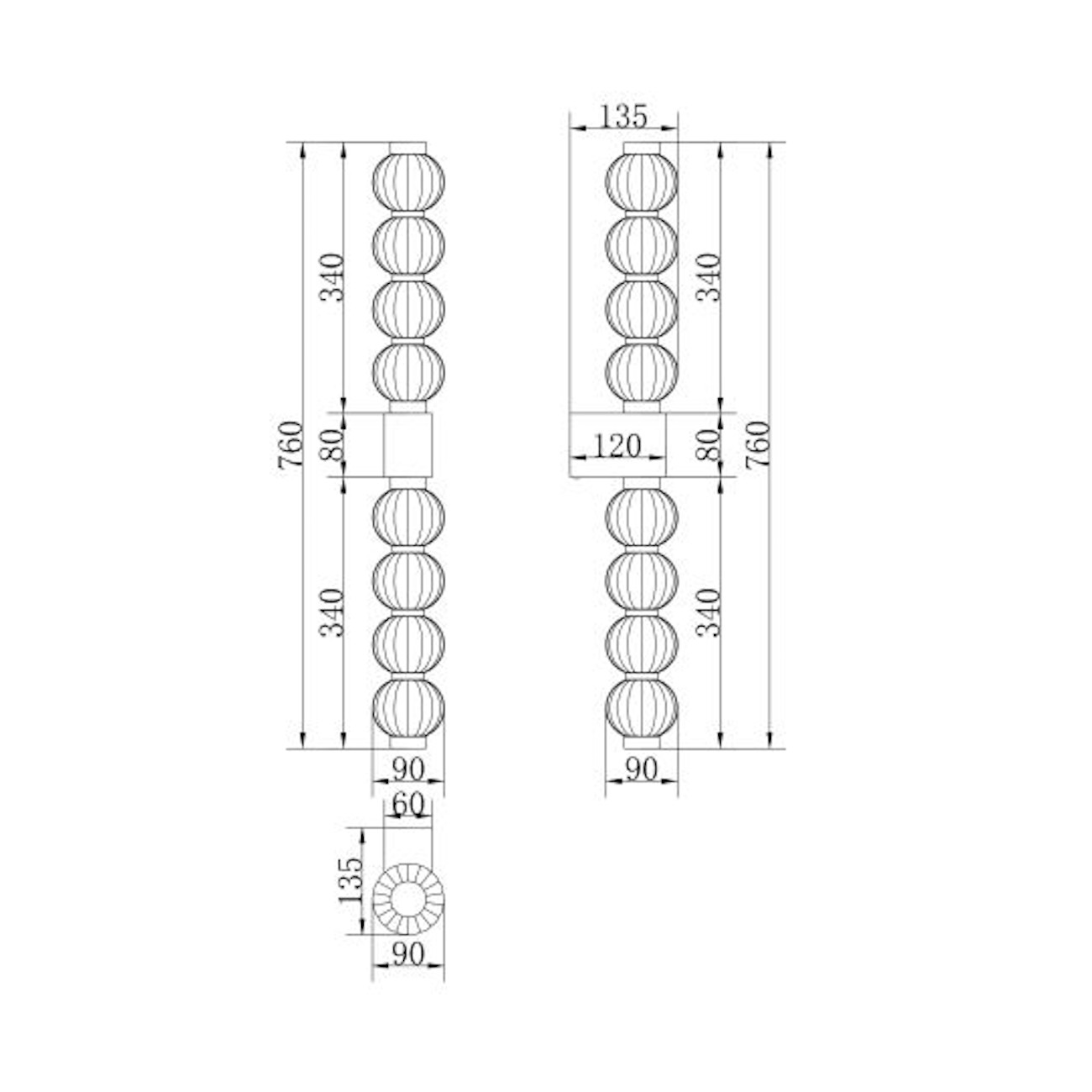 MAYTONI - Amulet, Lampe de mur