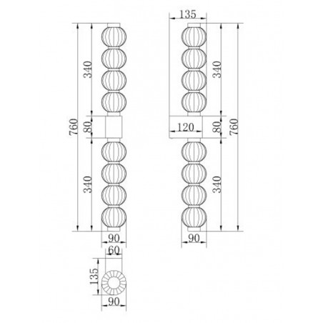 MAYTONI - Amulet, Lampe de mur