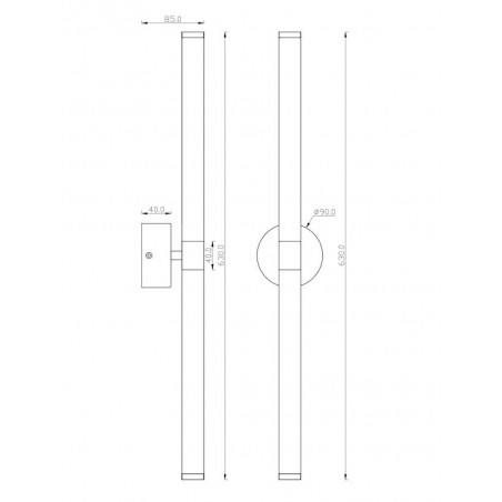 MAYTONI - Axis, Wall lamp