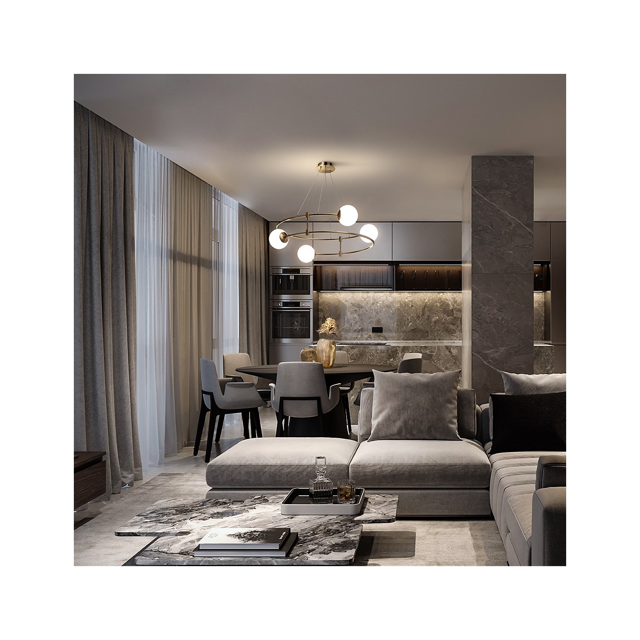 MAYTONI - Balance, lampe à suspension