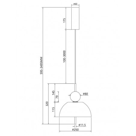MAYTONI - Bangkok, Lampada a sospensione