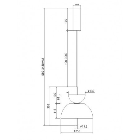 MAYTONI - Bangkok, Pendant lamp