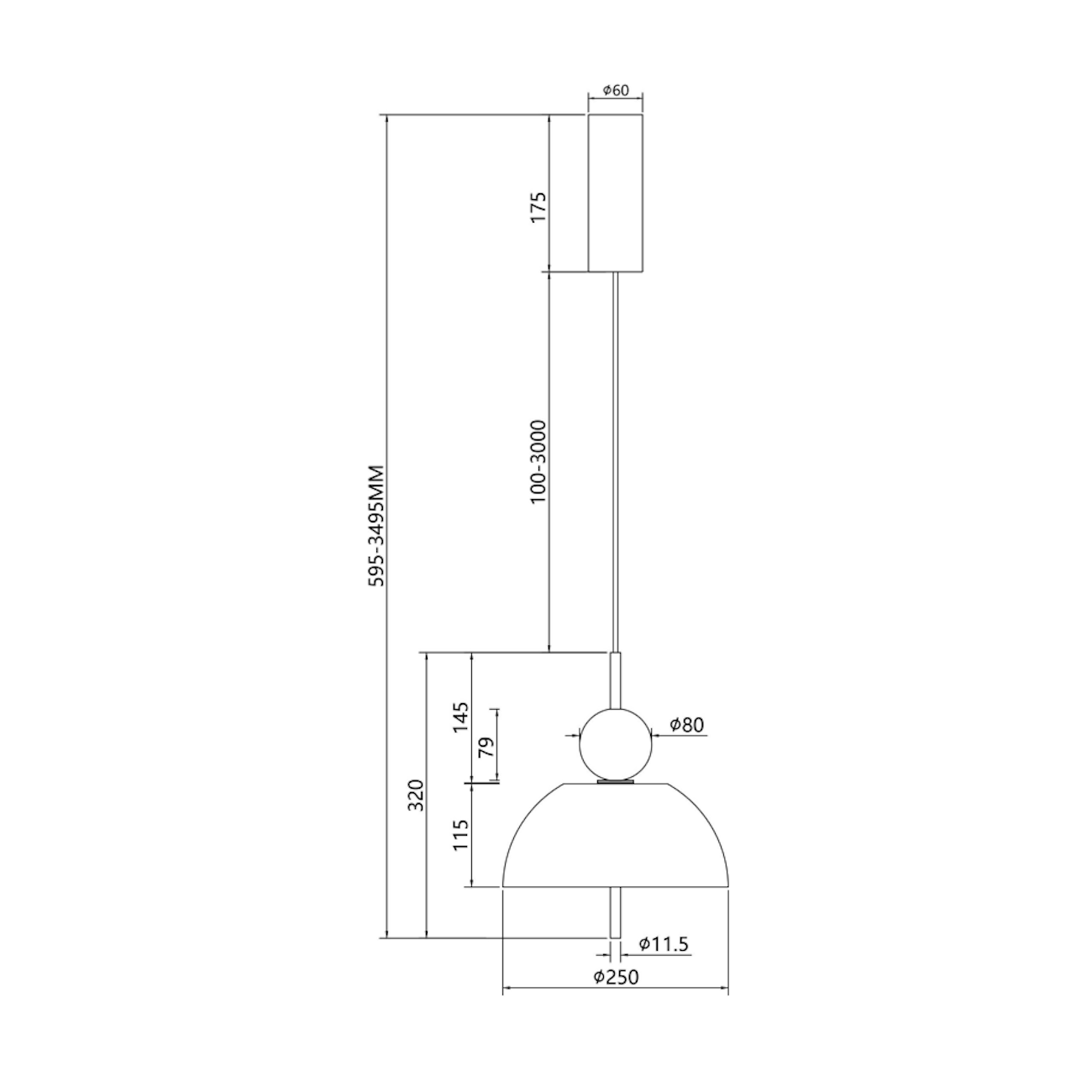 MAYTONI -  Bangkok, Pendant lamp