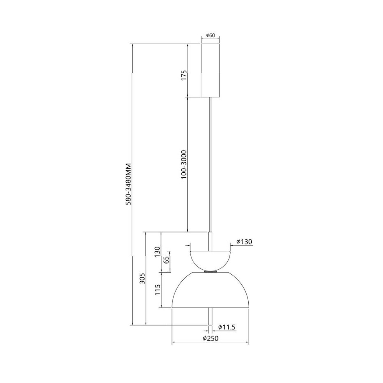 MAYTONI - Bangkok, Pendant lamp