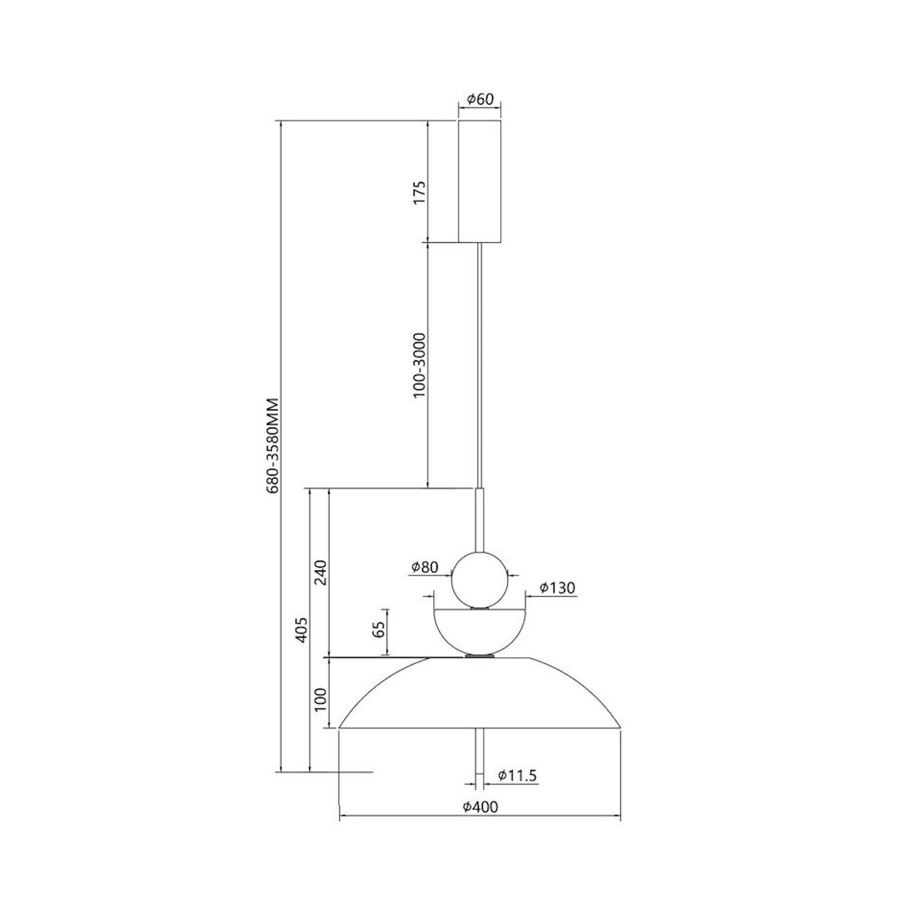 MAYTONI - Bangkok, Pendant lamp