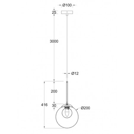 MAYTONI - Basic form, Lampe à suspension