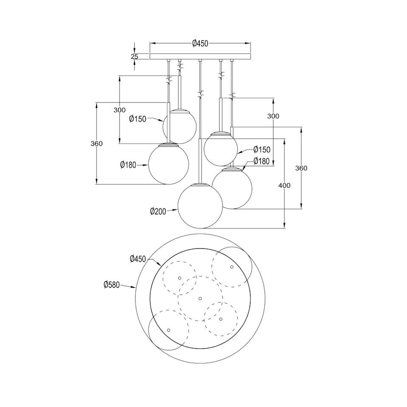 MAYTONI - Basic form, Lampe à suspension