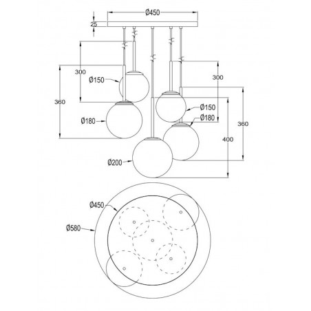 MAYTONI - Basic form, Lampe à suspension