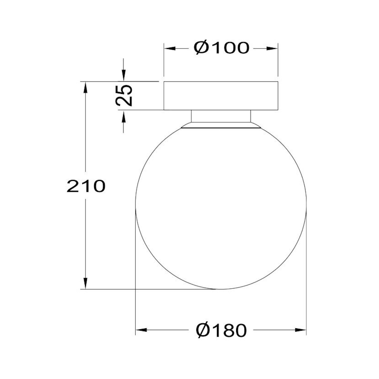 MAYTONI - Basic form, Lampe de mur