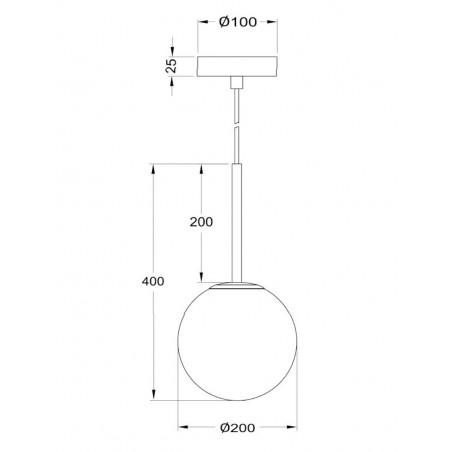 MAYTONI - Basic form, Lampada a sospensione