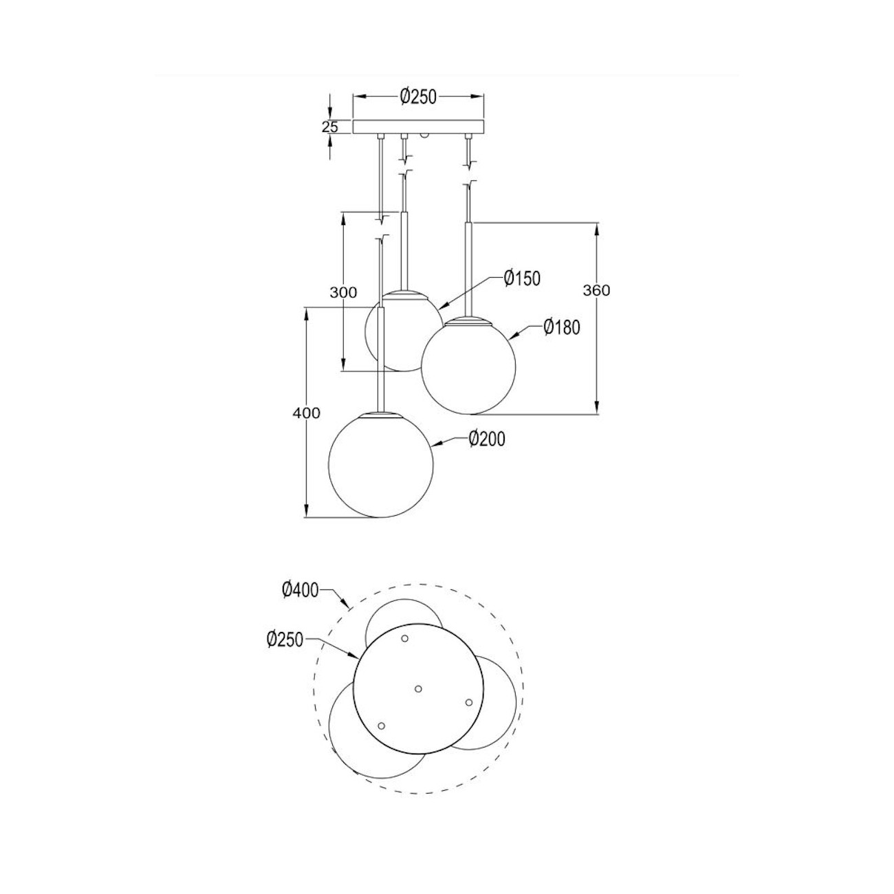 MAYTONI - Basic form, Lampe à suspension