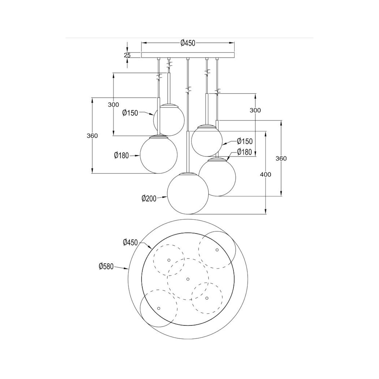 MAYTONI - Basic form, Lampe à suspension