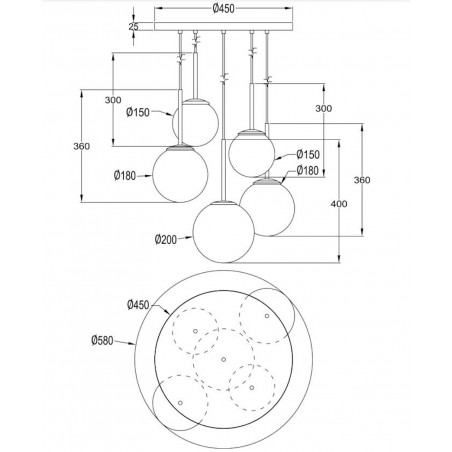 MAYTONI - Basic form, Lampe à suspension