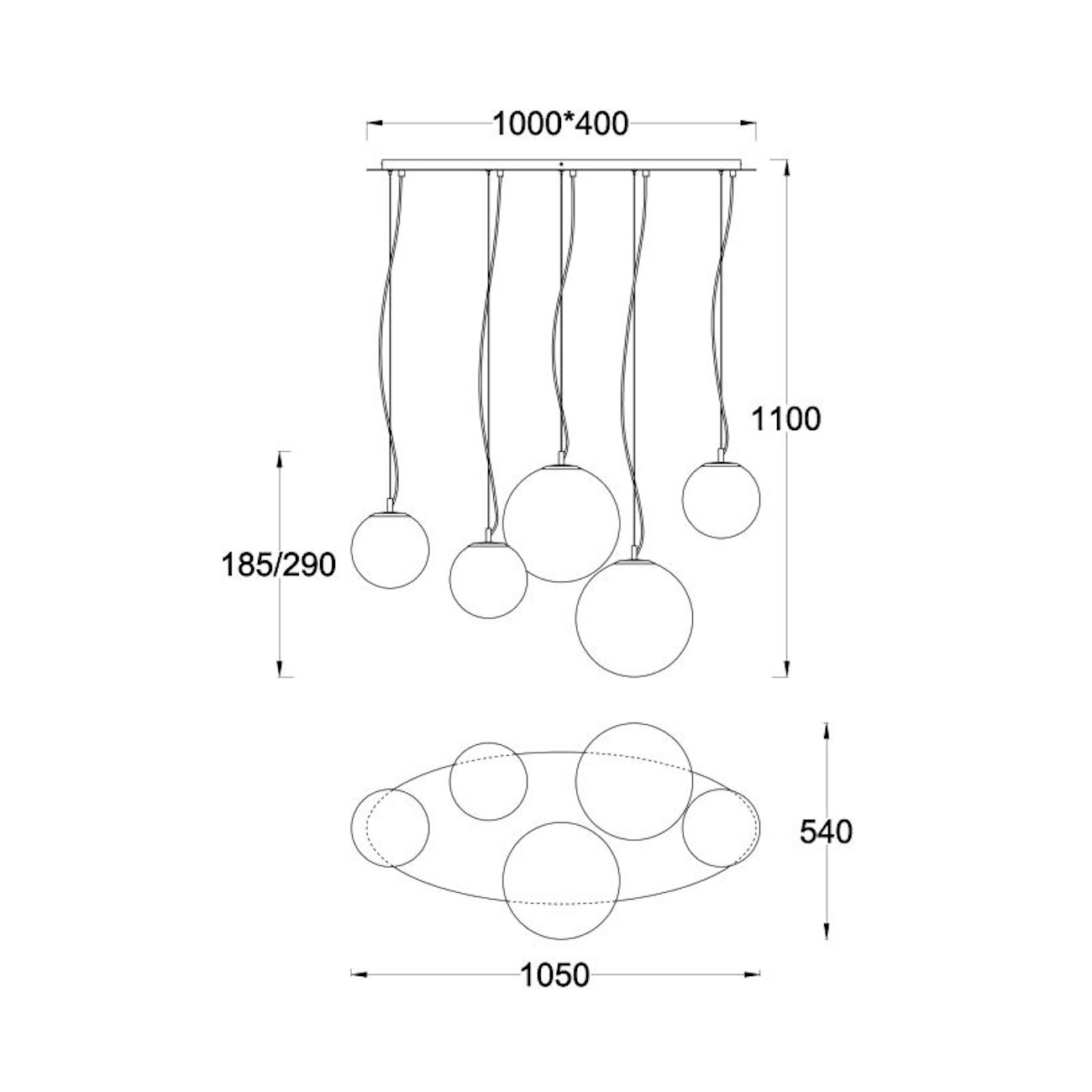 MAYTONI - Basic form, Lampada a sospensione