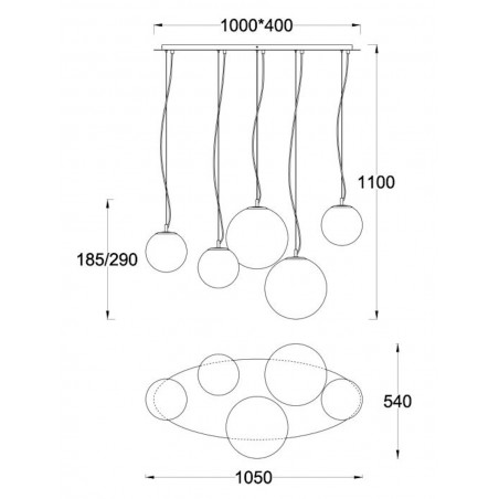 MAYTONI - Basic form, Lampada a sospensione